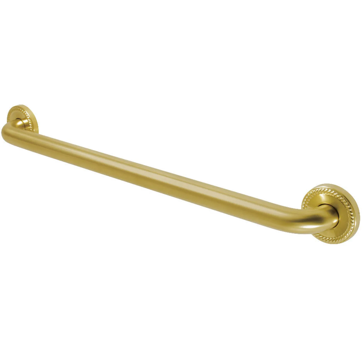 Laurel 24" Brass Decorative Grab Bar in Brushed Brass