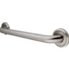 Laurel 16" Brass Decorative Grab Bar in Brushed Nickel