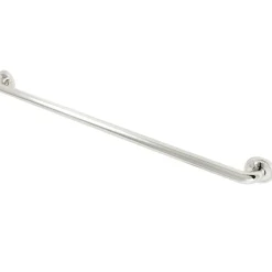 Laurel 36" Brass Decorative Grab Bar in Polished Nickel