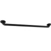 Laurel 32" Brass Decorative Grab Bar in Matte Black