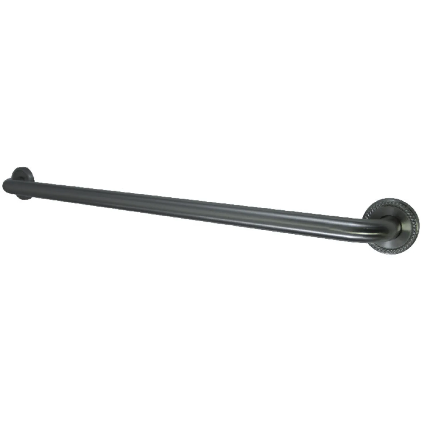 Laurel 32" Brass Decorative Grab Bar in Brushed Nickel