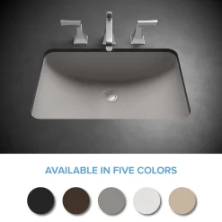 Lexicon Platinum V214 Quartz Composite Rectangle Vanity Sink