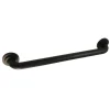 Manhattan 24" Brass Decorative Grab Bar in Matte Black