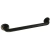 Manhattan 18" Brass Decorative Grab Bar in Matte Black