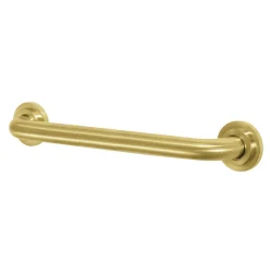 Manhattan 18" Brass Decorative Grab Bar in Brushed Brass