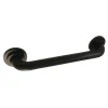 Manhattan 12" Brass Decorative Grab Bar in Matte Black