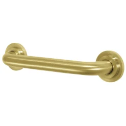 Manhattan 12" Brass Decorative Grab Bar in Brushed Brass