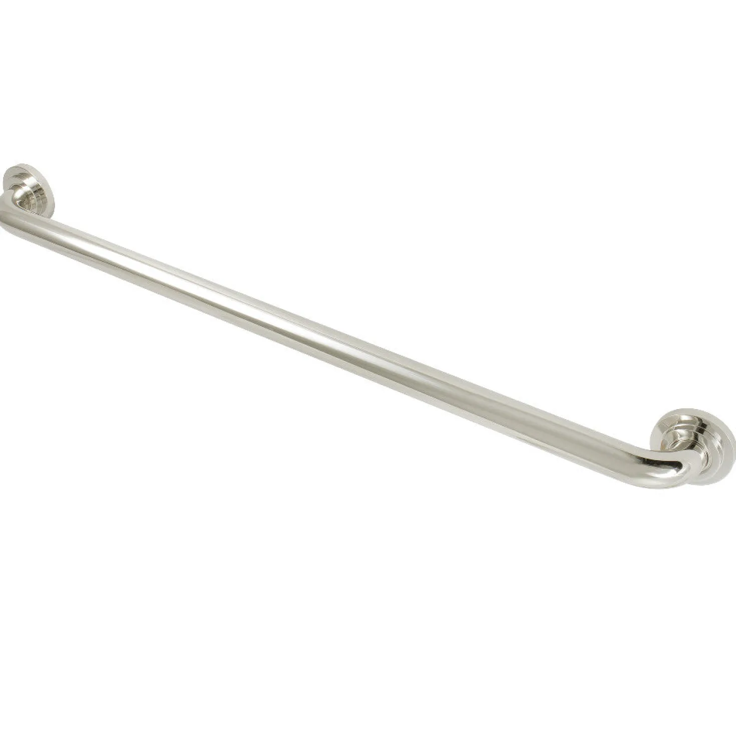 Manhattan 30" Brass Decorative Grab Bar in Polished Nickel