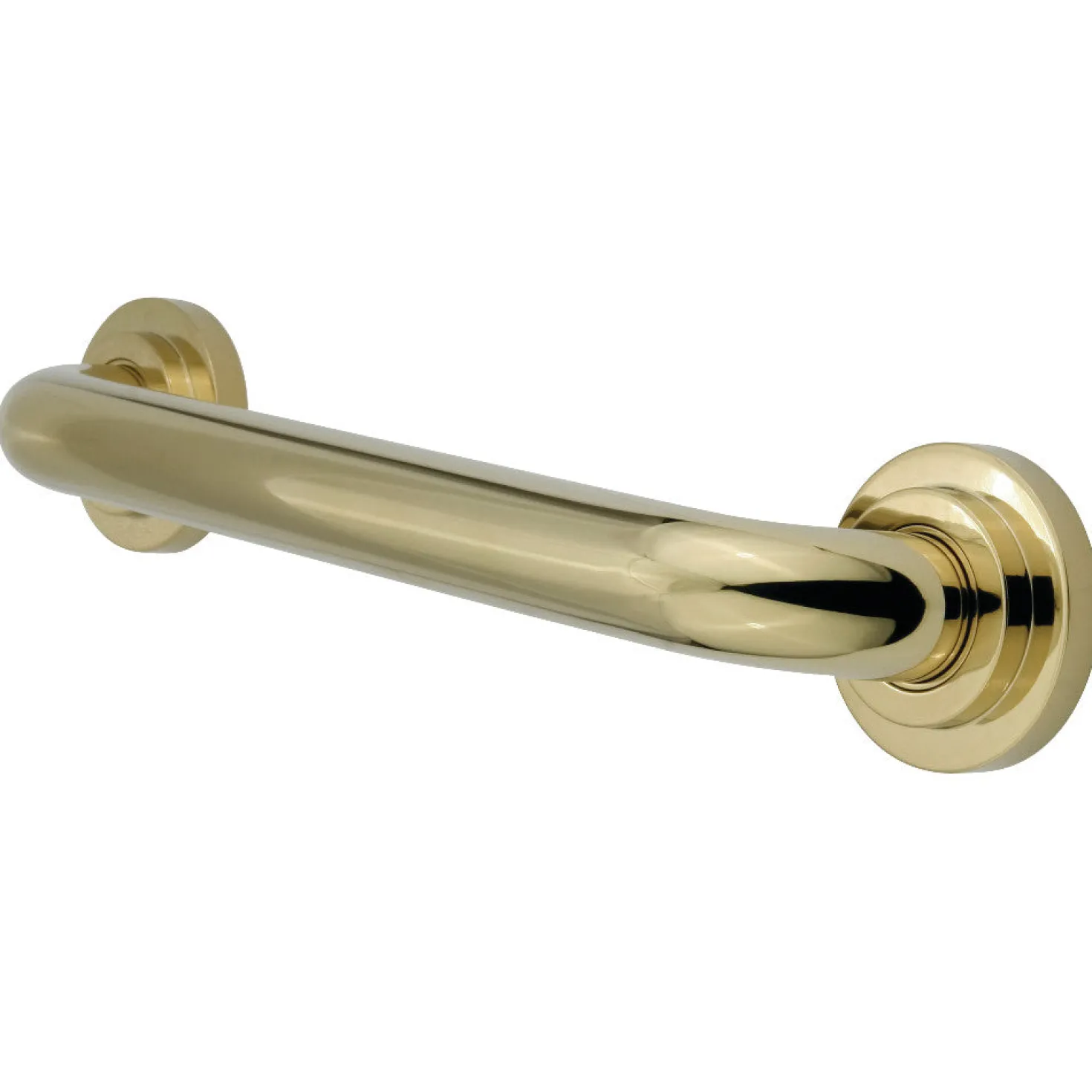 Manhattan 36" Brass Decorative Grab Bar in Polished Brass