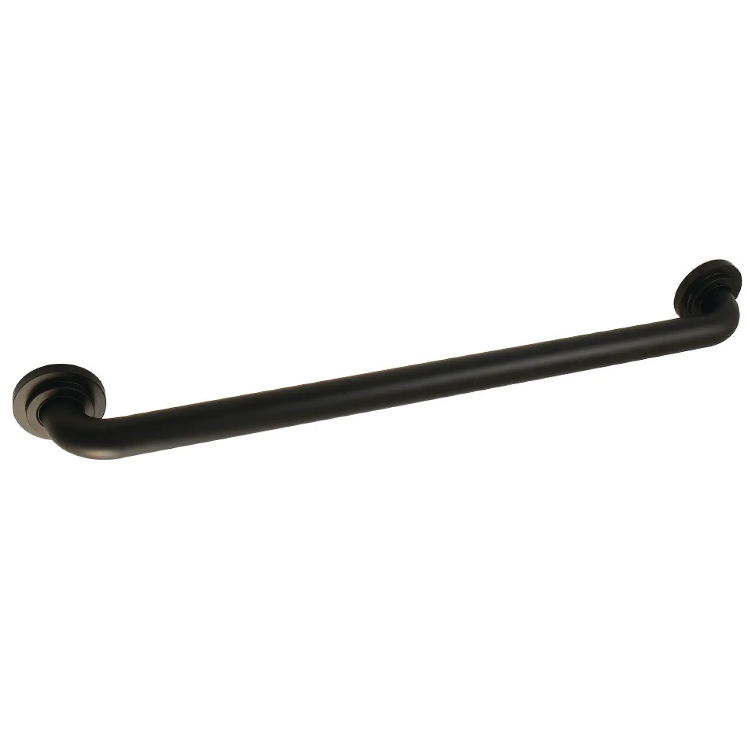 Manhattan 36" Brass Decorative Grab Bar in Matte Black