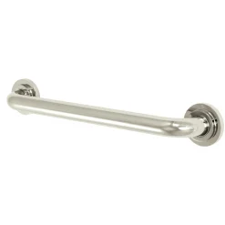 Manhattan 16" Brass Decorative Grab Bar in Polished Nickel