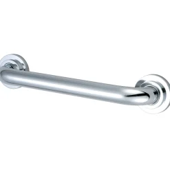 Manhattan 32" Brass Decorative Grab Bar in Polished Chrome