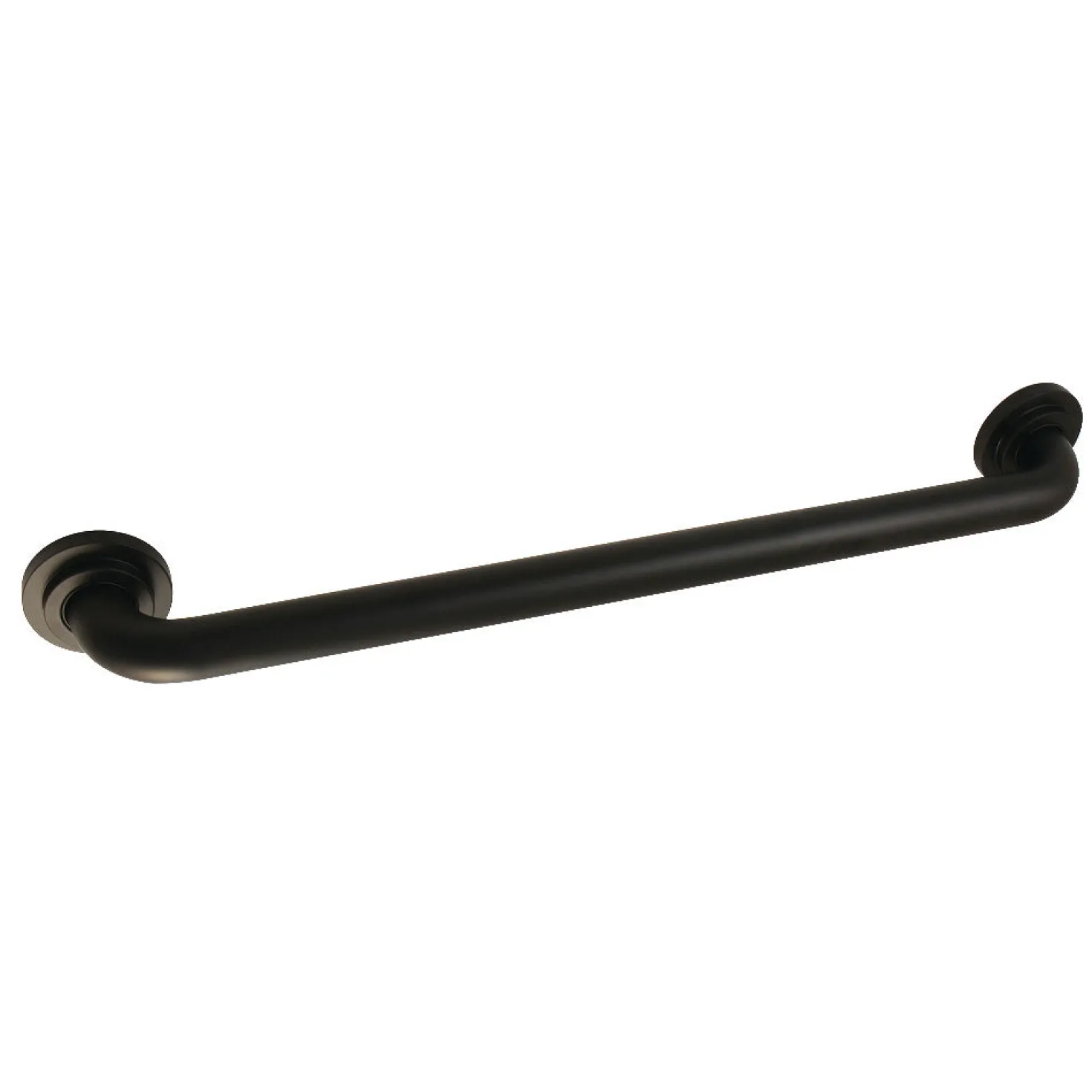 Manhattan 32" Brass Decorative Grab Bar in Matte Black