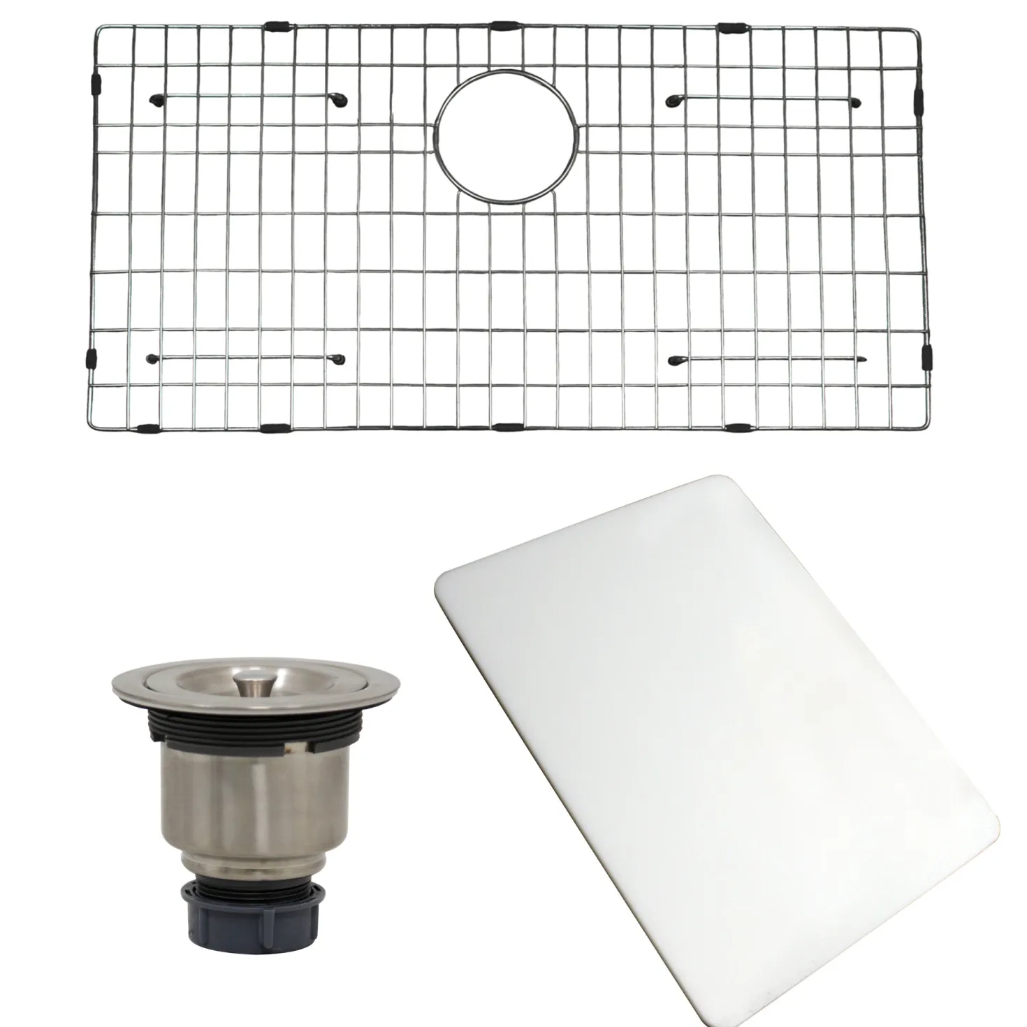 32" Marine-Grade Stainless Undermount Workstation Sink