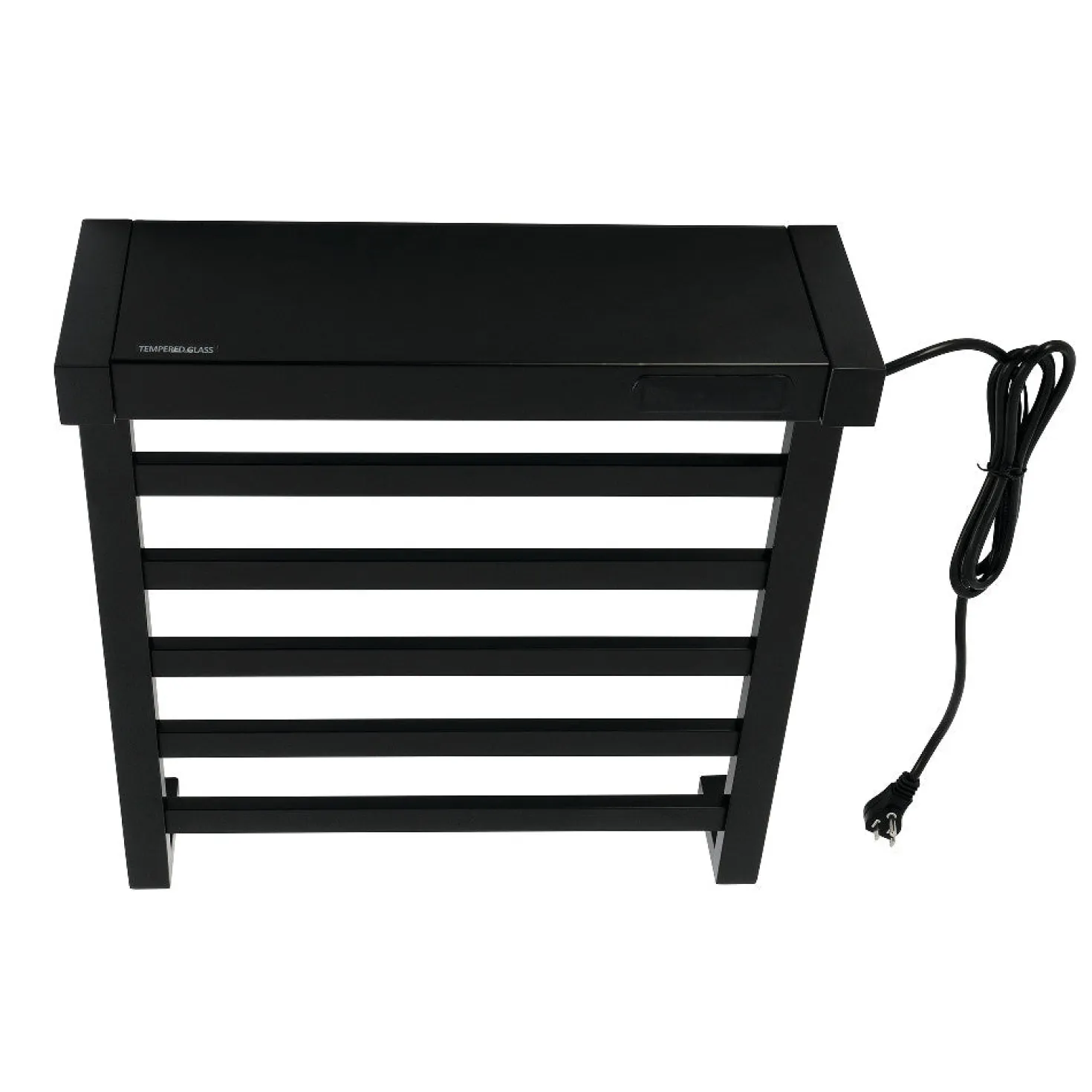 Markus Wall Mount Plug-In Towel Warmer in Matte Black