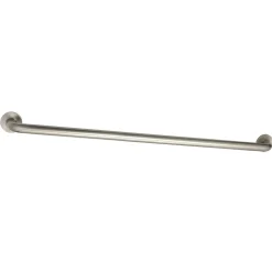 Meridian 36" Brass ADA Grab Bar in Brushed Nickel