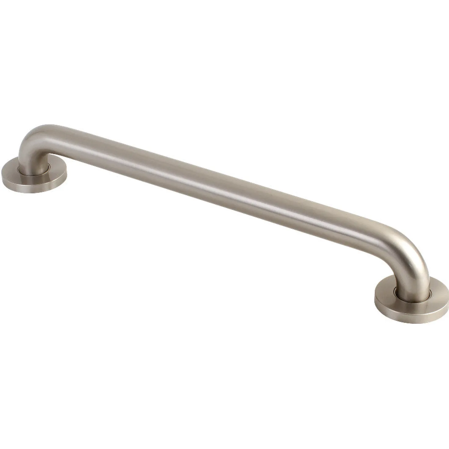 Meridian 18" Brass ADA Grab Bar in Brushed Nickel