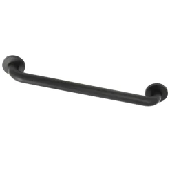Meridian 18" Brass ADA Grab Bar in Matte Black