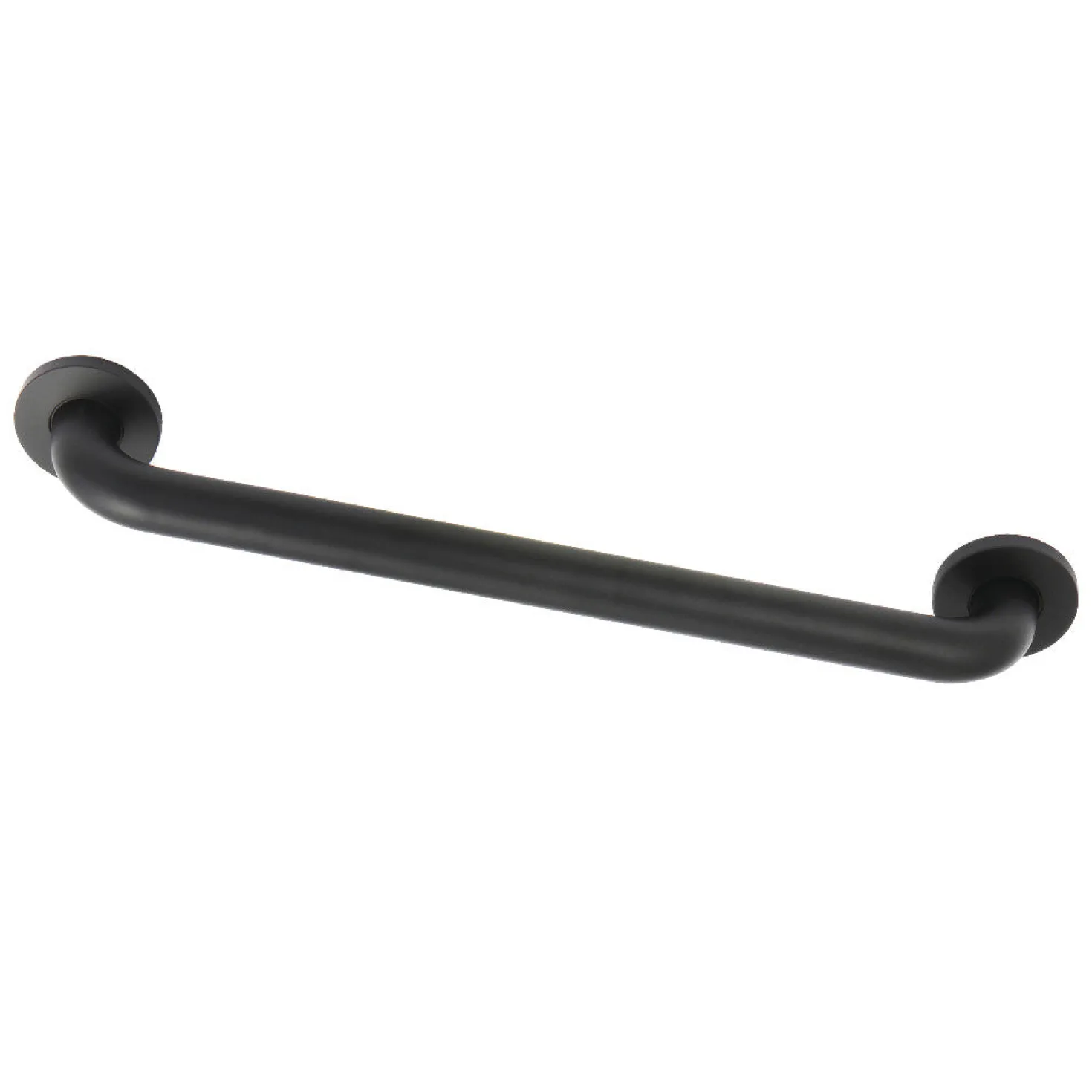 Meridian 18" Brass ADA Grab Bar in Matte Black