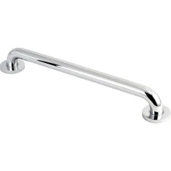 Meridian 18" Brass ADA Grab Bar in Polished Chrome