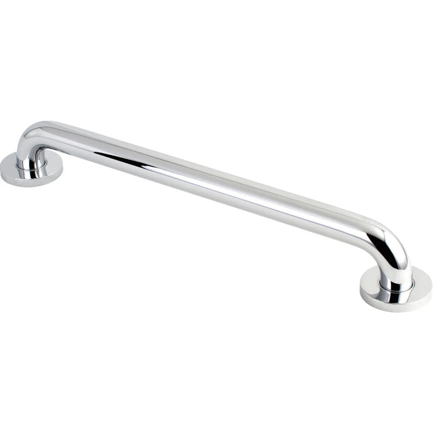 Meridian 18" Brass ADA Grab Bar in Polished Chrome