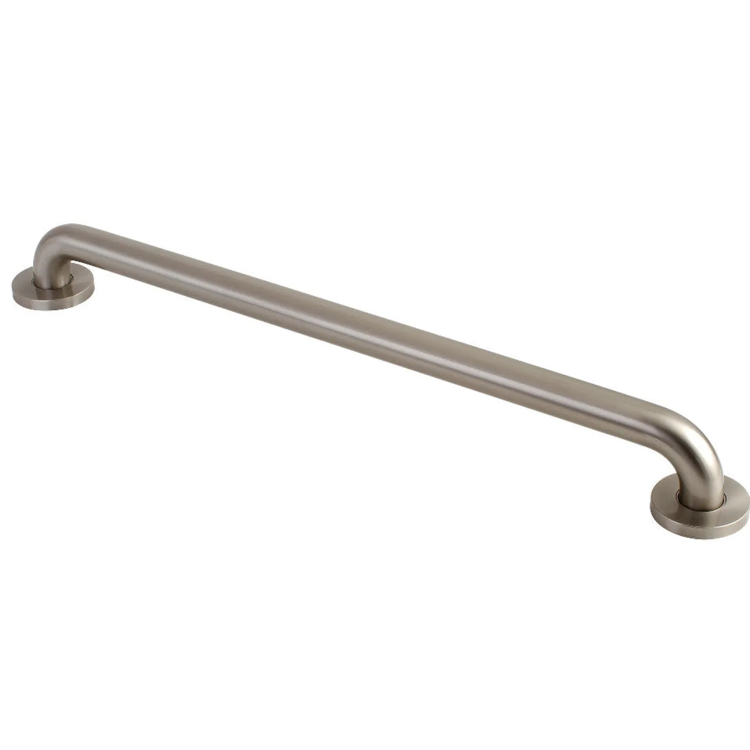 Meridian 24" Brass ADA Grab Bar in Brushed Nickel