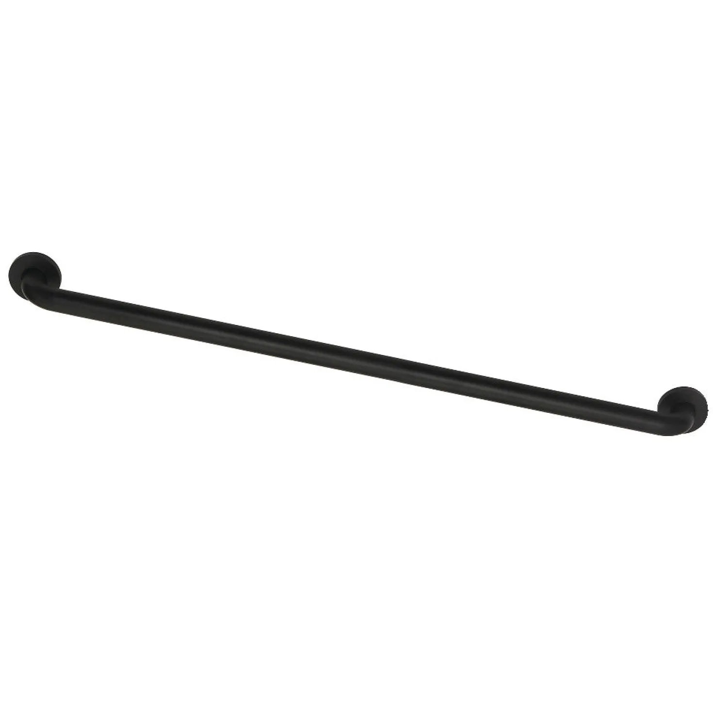 Meridian 42" Brass ADA Grab Bar in Matte Black