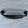 Meridian 18" Stainless Steel Grab Bar with Shelf in Matte Black