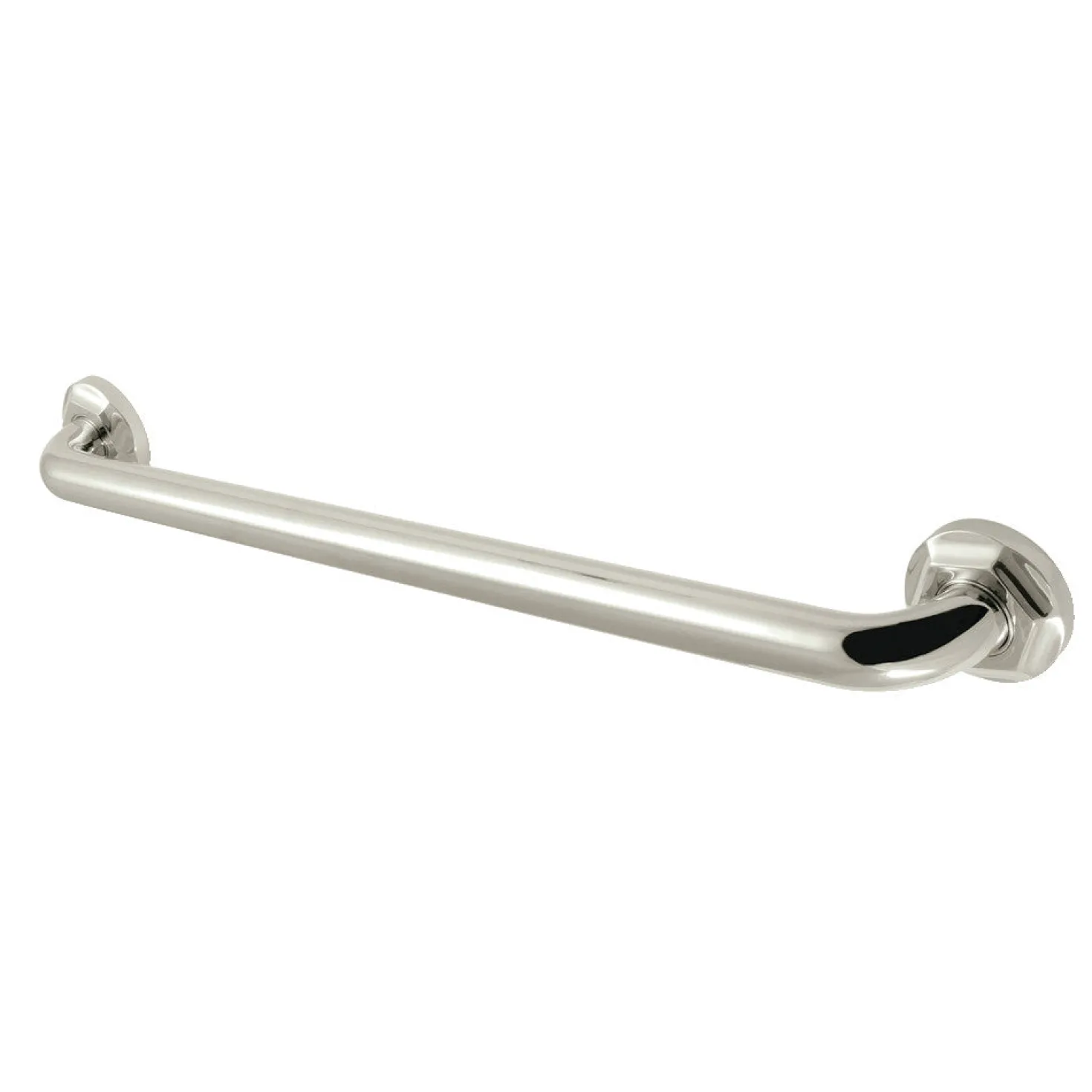 Metropolitan 24" Brass Decorative Grab Bar in Polished Nickel