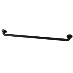 Metropolitan 36" Brass Decorative Grab Bar in Matte Black