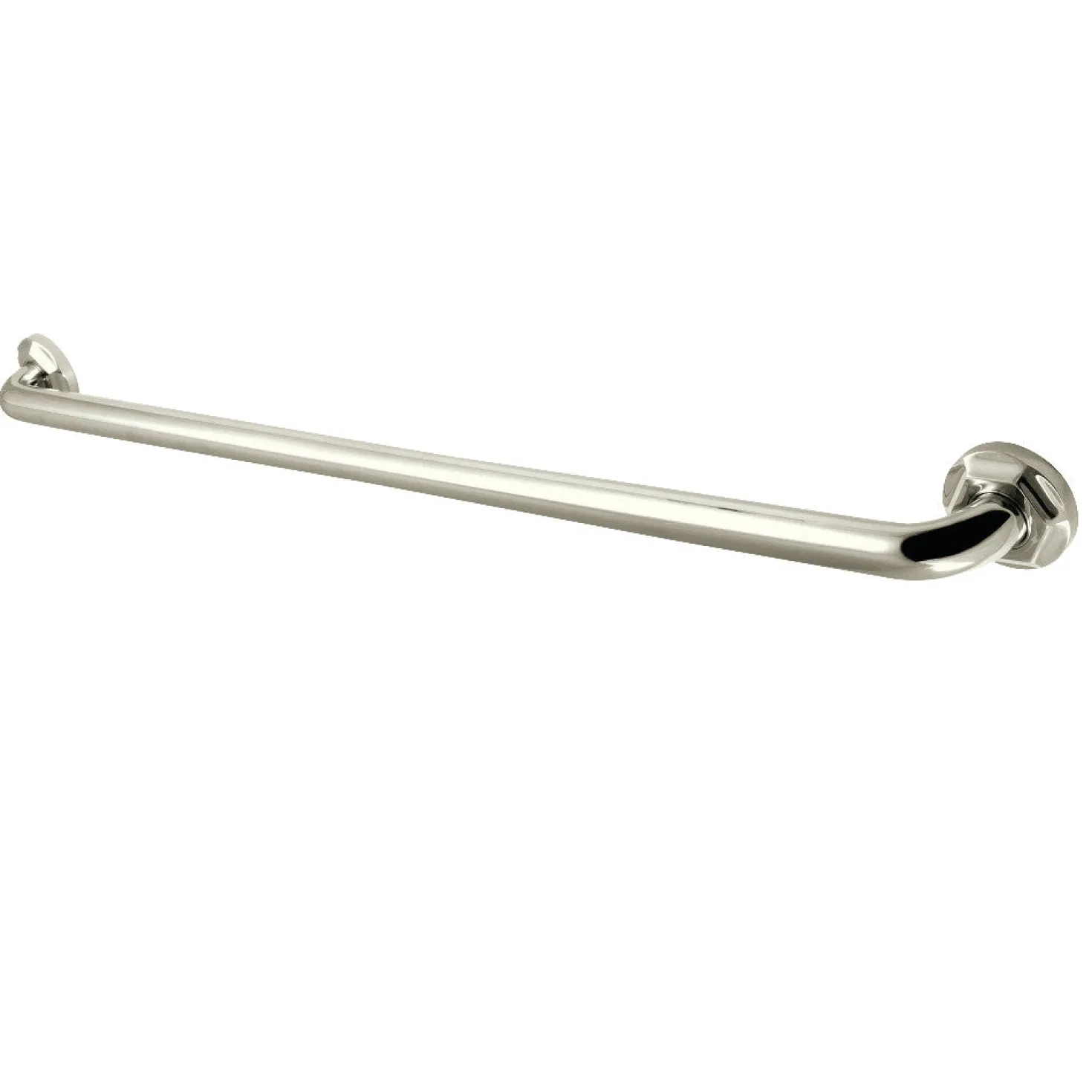 Metropolitan 36" Brass Decorative Grab Bar in Polished Nickel