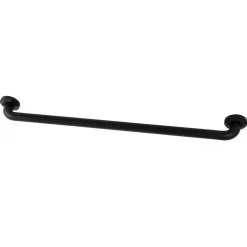 Metropolitan 32" Brass Decorative Grab Bar in Matte Black