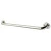 Metropolitan 30" Brass Decorative Grab Bar in Polished Nickel