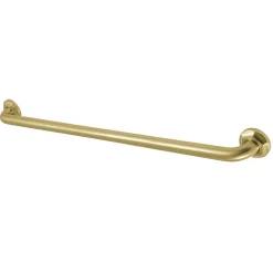 Metropolitan 30" Brass Decorative Grab Bar in Brushed Brass