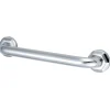 Metropolitan 16" Brass Decorative Grab Bar in Polished Chrome