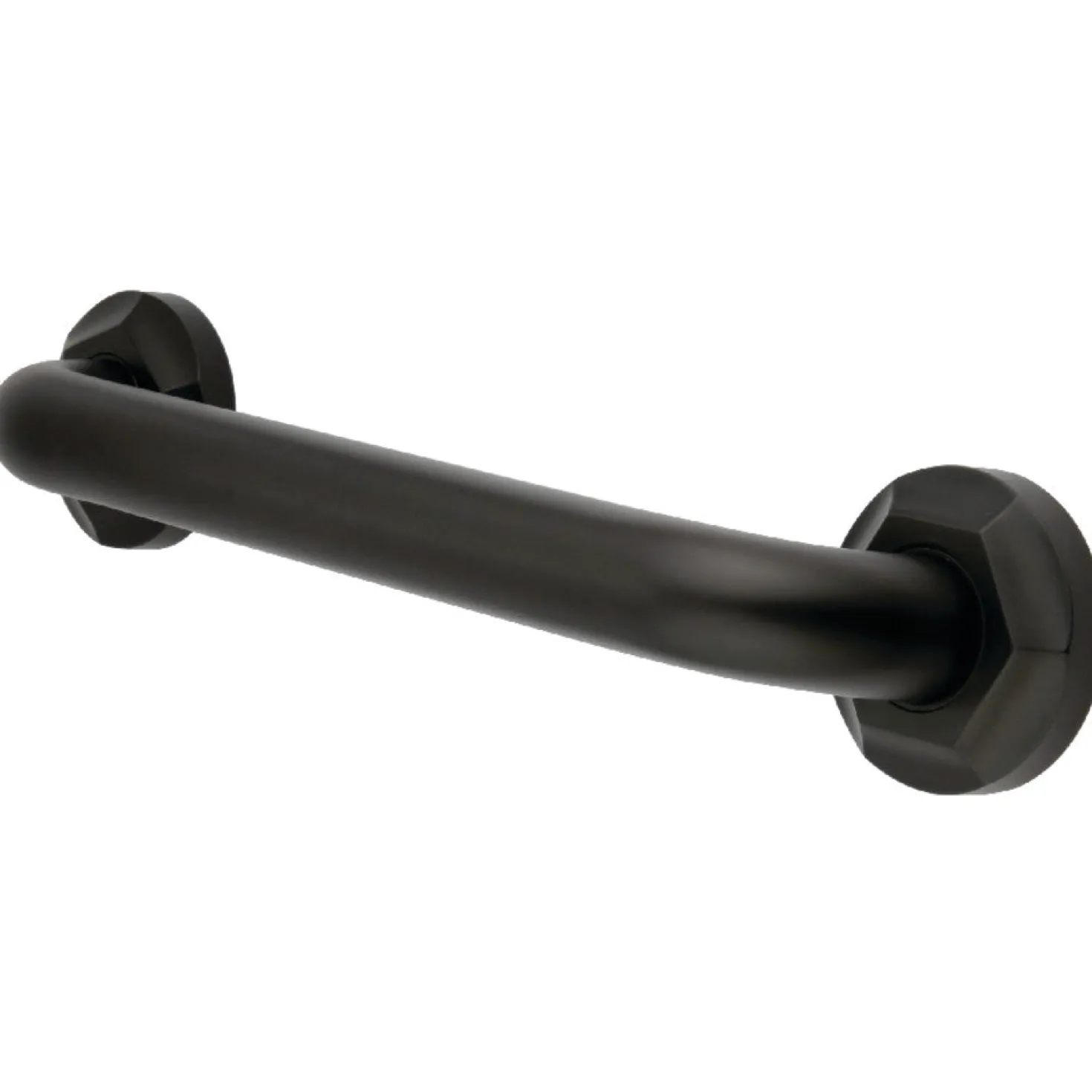Metropolitan 12" Brass Decorative Grab Bar in Oil Rubbed Bronze