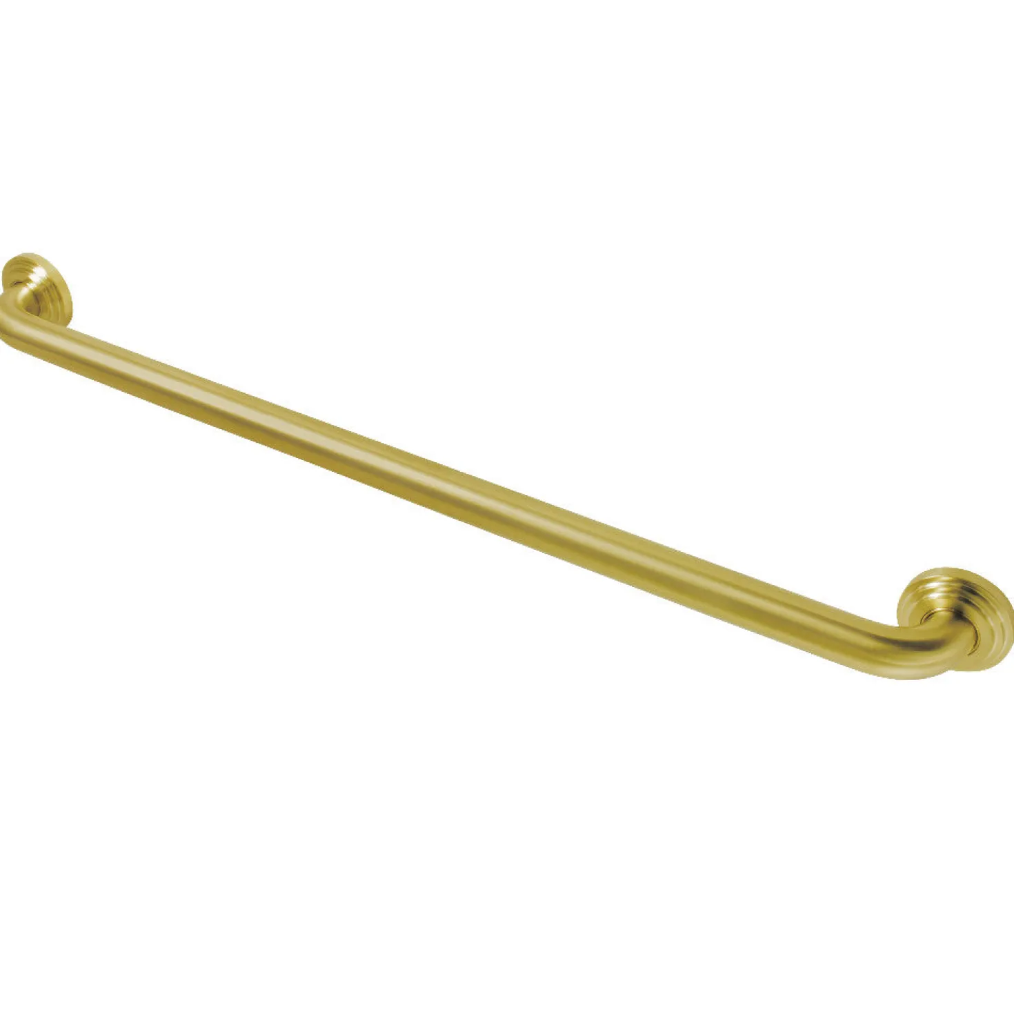 Milano 30" Brass Decorative Grab Bar in Brushed Brass