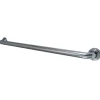 Milano 30" Brass Decorative Grab Bar in Polished Chrome