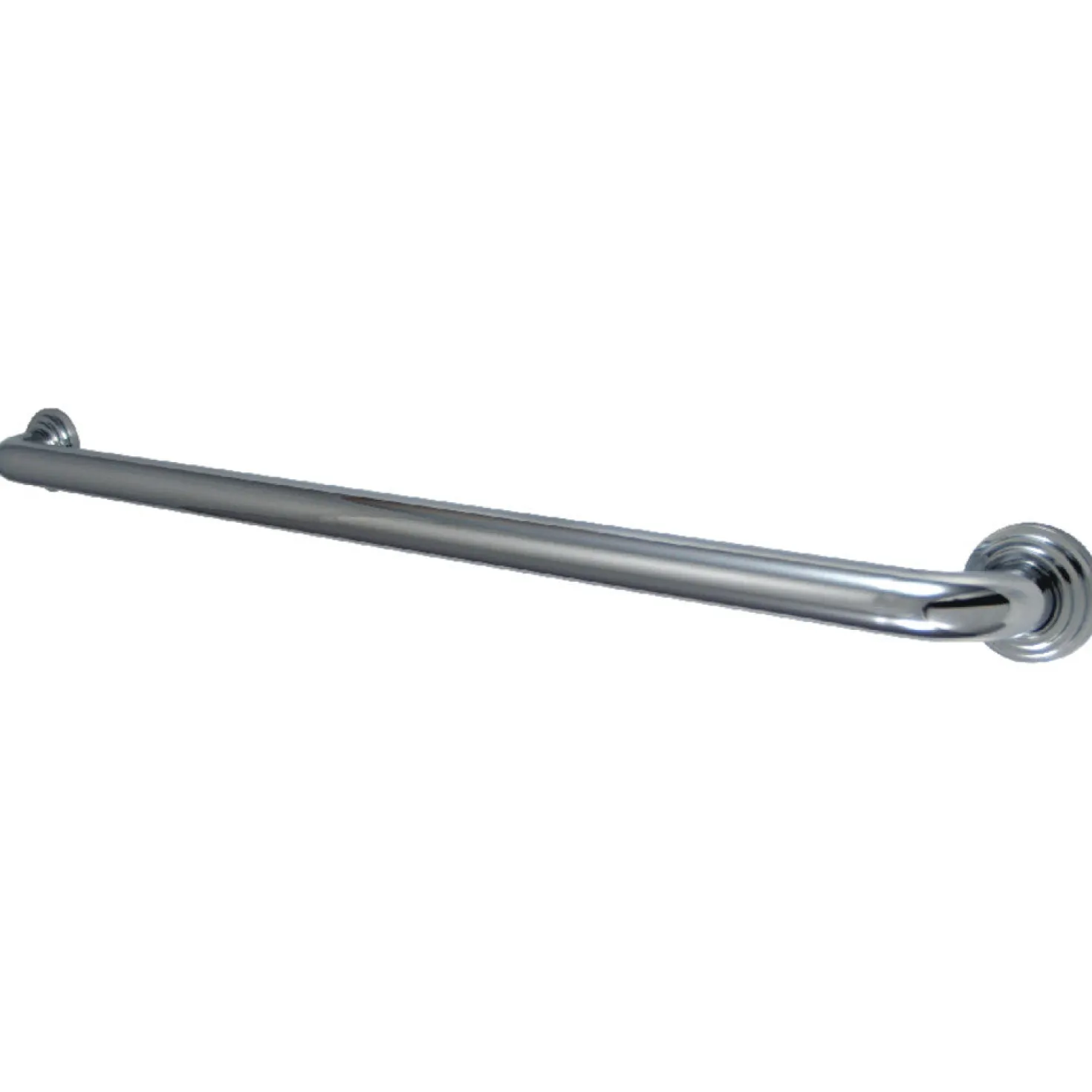 Milano 30" Brass Decorative Grab Bar in Polished Chrome