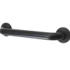 Milano 12" Brass Decorative Grab Bar in Oil Rubbed Bronze