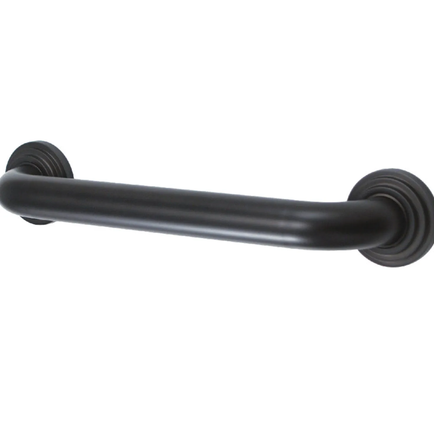Milano 12" Brass Decorative Grab Bar in Oil Rubbed Bronze