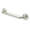 Milano 12" Brass Decorative Grab Bar in Polished Nickel