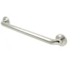 Milano 18" Brass Decorative Grab Bar in Polished Nickel