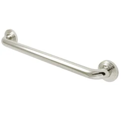Milano 18" Brass Decorative Grab Bar in Polished Nickel