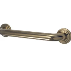 Milano 24" Brass Decorative Grab Bar in Polished Brass