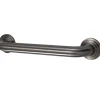 Milano 36" Brass Grab Bar in Brushed Nickel