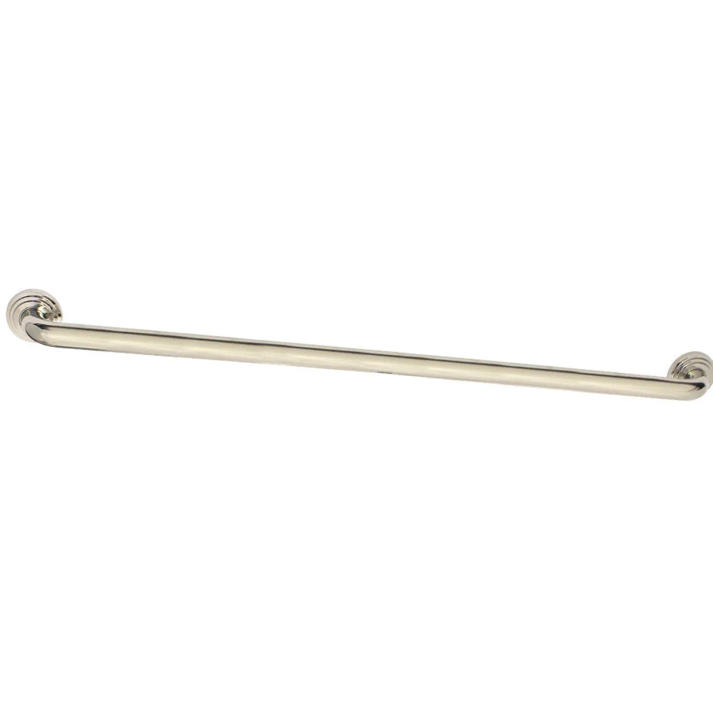 Milano 36" Brass Grab Bar in Polished Nickel