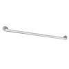 Milano 36" Brass Grab Bar in Polished Chrome