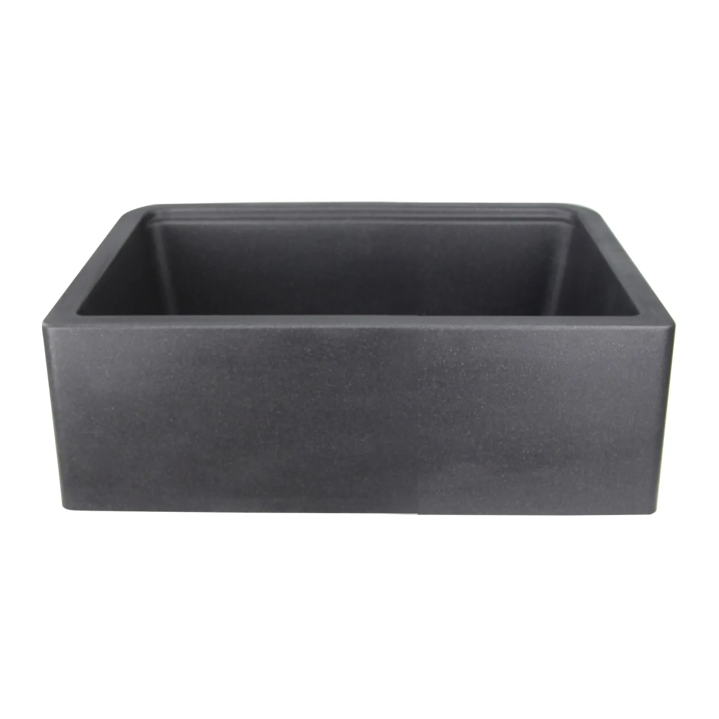 Nantucket Sinks 30" Composite Farmhouse Sink | Metallic Black