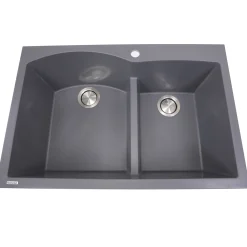 Nantucket Sinks 60/40 Double Bowl Dual-Mount Granite Composite